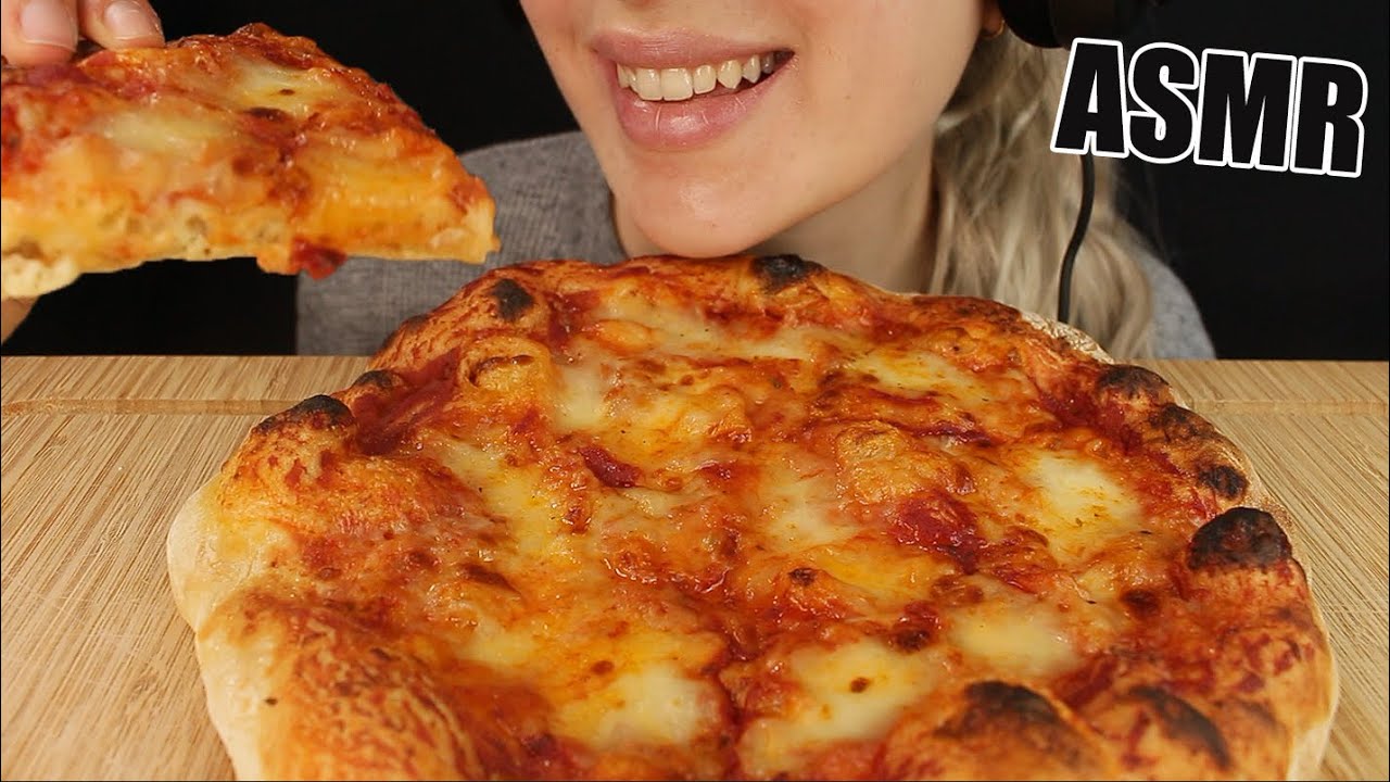 ASMR CHEESY PIZZA MARGHERITA NEAPOLITAN ITALIAN FOOD MUKBANG EATING SOUNDS No Talking 먹방 Kasmia ASMR