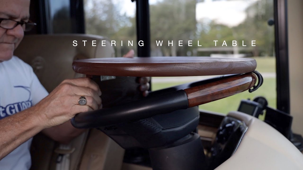 How To Make a RV Tilt STEERING WHEEL TABLE TOP for under $30 | DIY