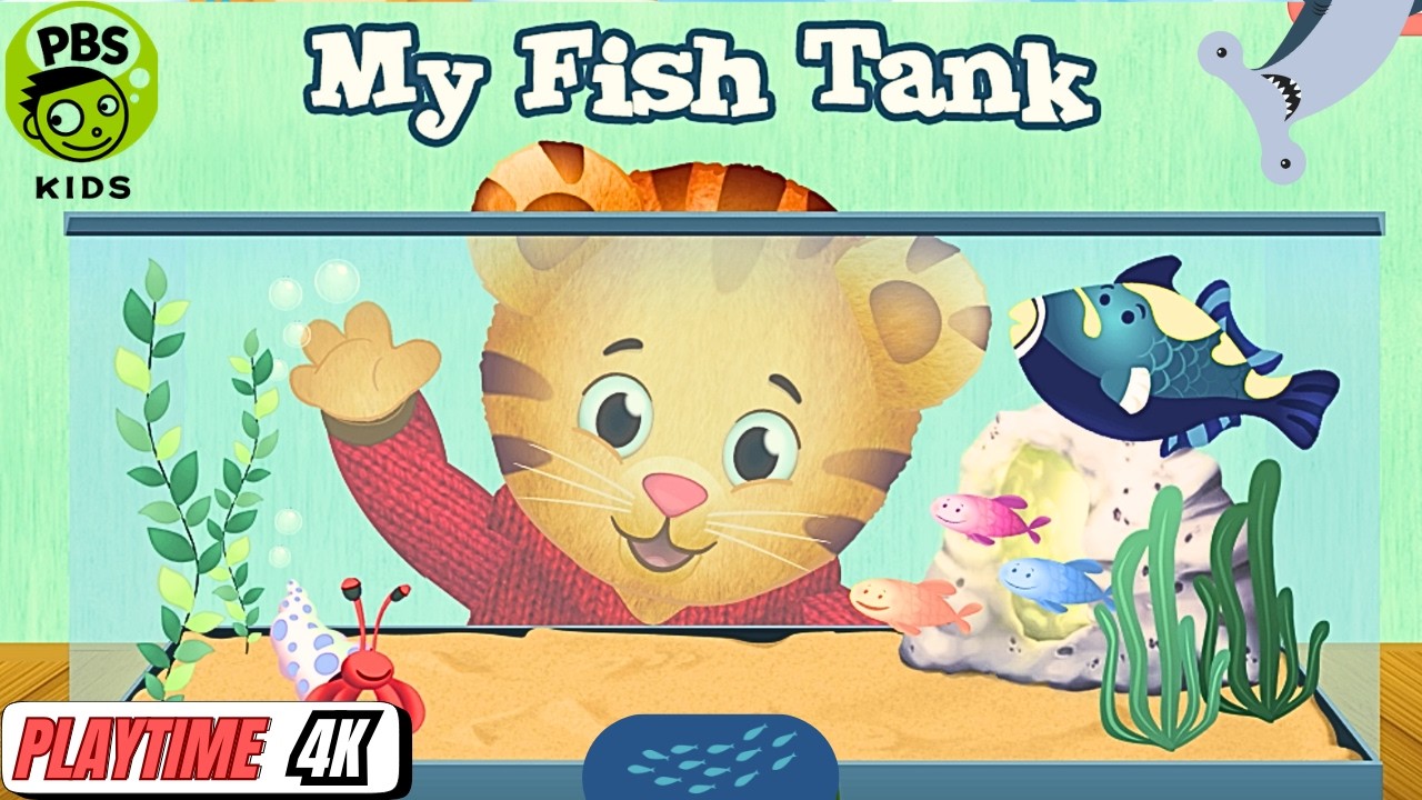 🐯🐠 PBS Kids Daniel Tiger: My Fish Tank Game | Preschool Learning Gameplay | PlayTime 4K ✨
