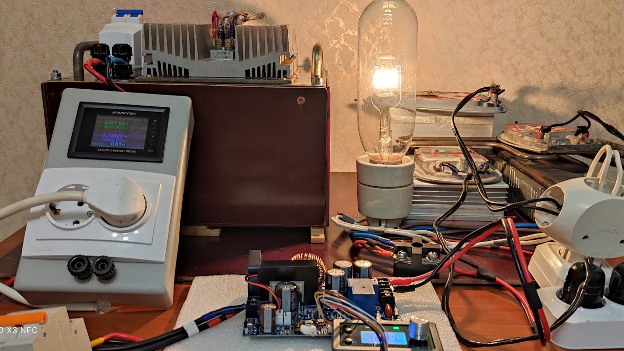 ⚡🔌💡 WZ10020L 1000W.Тест та перевірка високовольтного модуля постійного струму високої напругиDC💡🔌⚡.