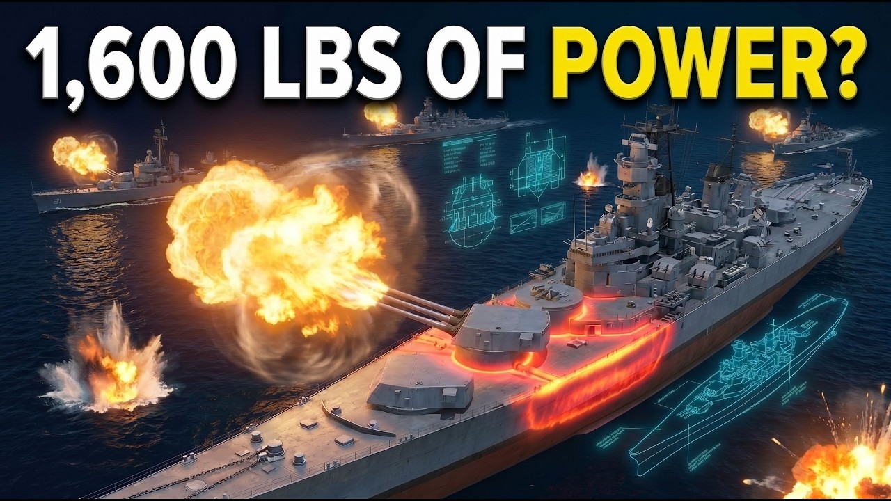 Why The USS Wisconsin Fired Its Last Naval Gunfire in the Gulf War - What 1600lbs of Propellant Does