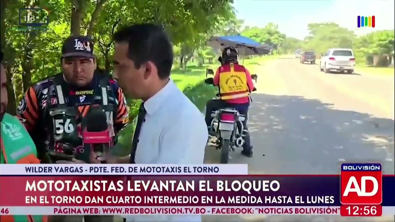 Mototaxistas levantan la medida y la carretera antigua a Cochabamba queda expedita