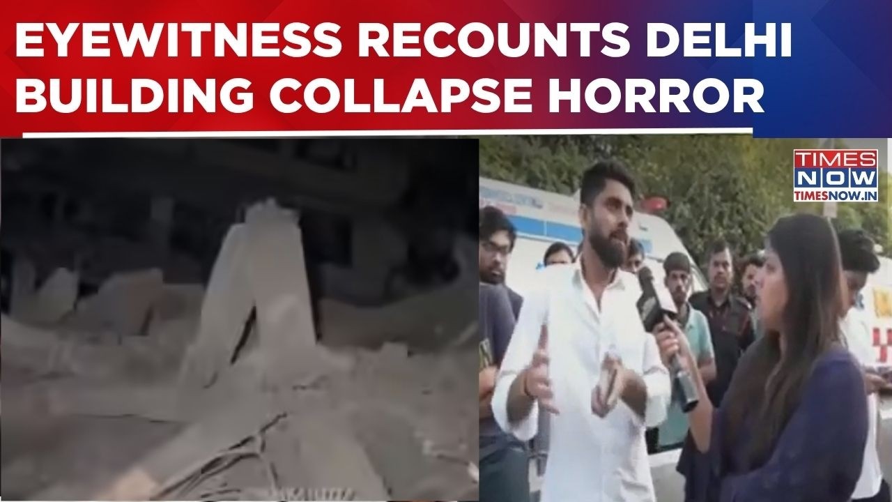 Delhi Building Collapse Near Saket Metro: Eyewitness Recounts Horror; 'Students Were...' | WATCH