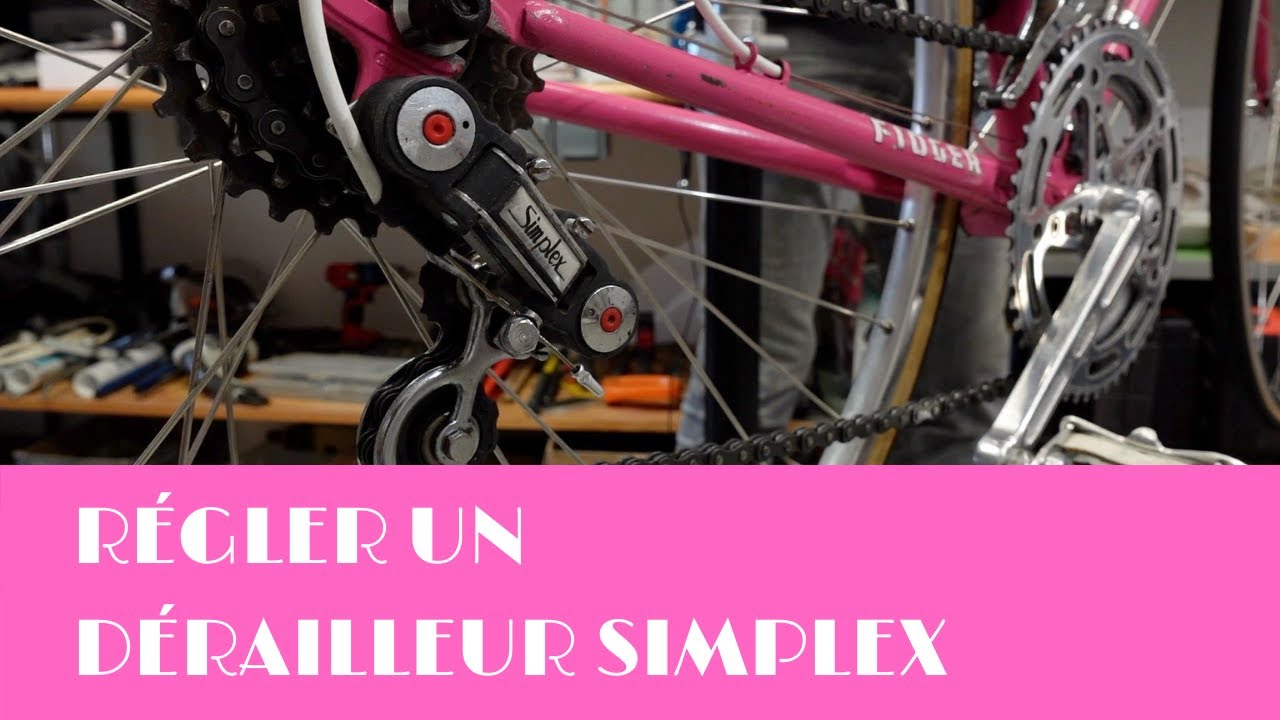 Comment régler un dérailleur arrière Simplex