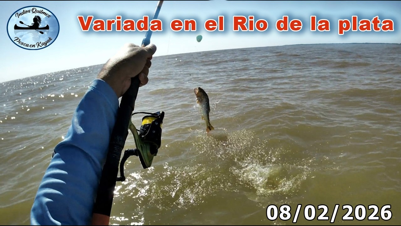 Variada en el Rio de la Plata!!! 🎣🚣‍♂️