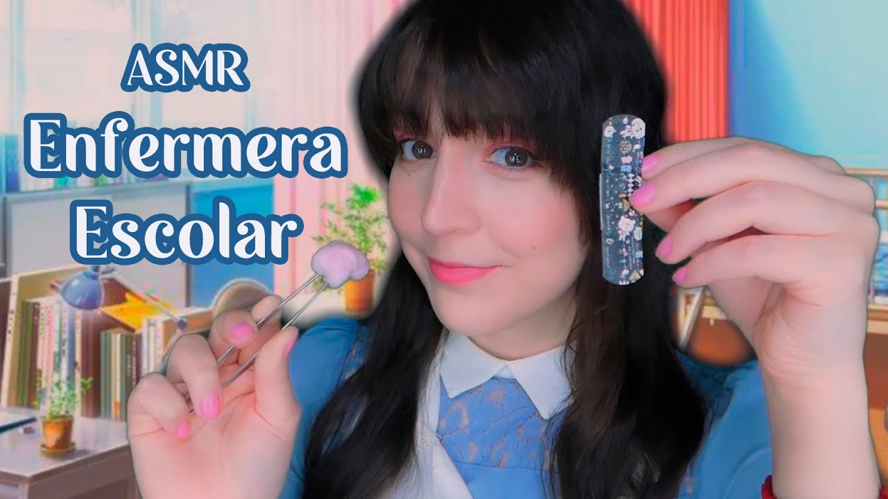 ⭐ASMR [Sub] Школьная медсестра, аниме-ролевая игра (тихая речь, личное внимание)