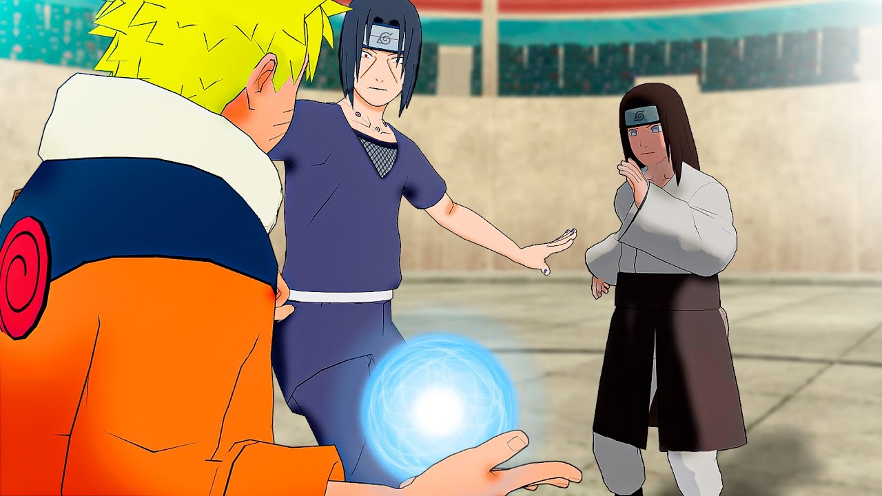 NARUTO ENFRENTA NEJI NO EXAME CHUNIN NARUTO VR