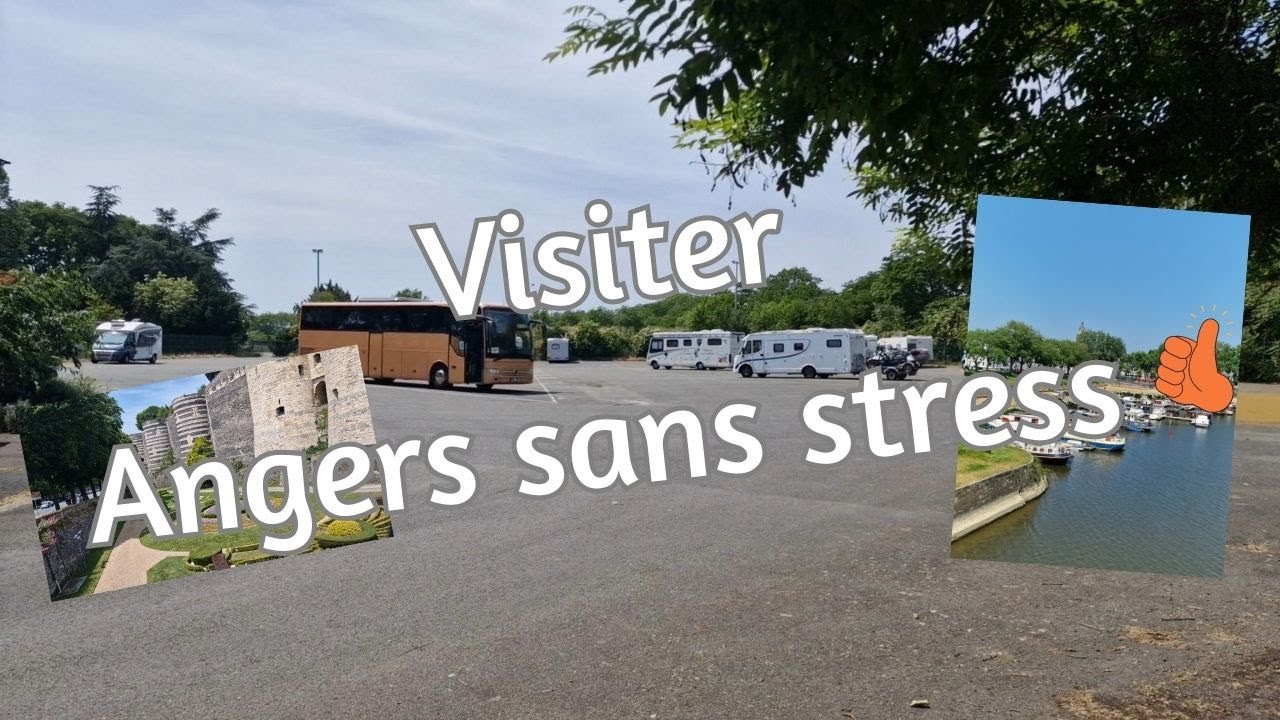Découvrir la ville d'Angers Sans Stress/Maine et Loire #campingcar#airedecampingcar #angers #stress
