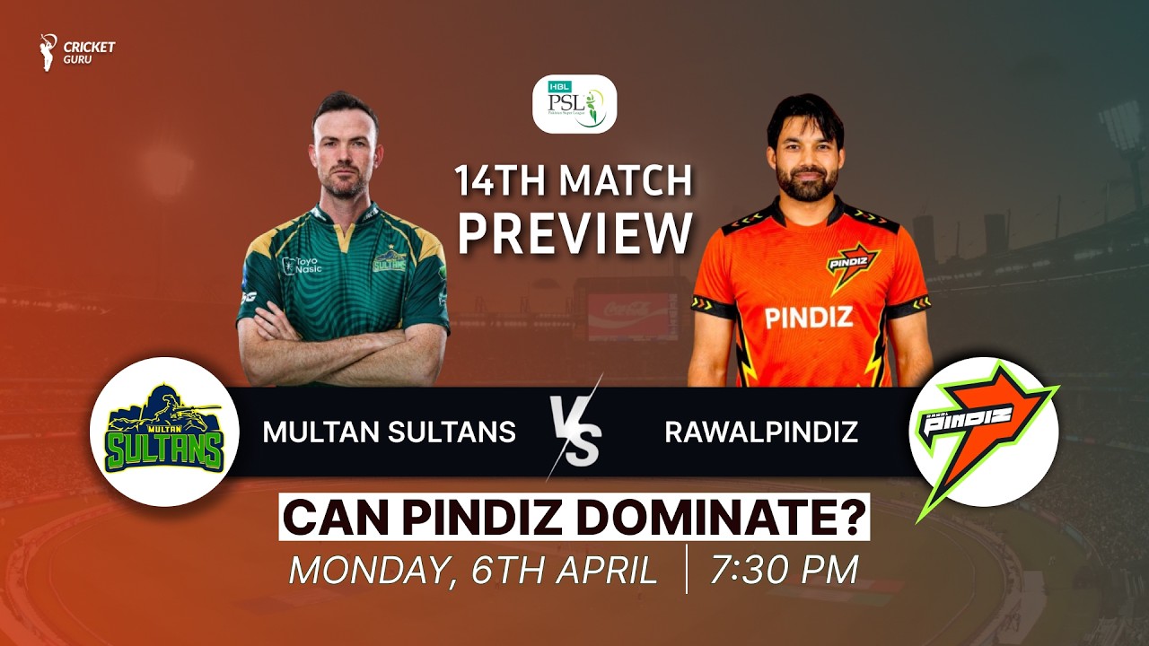 Multan Sultans vs Rawalpindiz 14th Match ANALYSIS - Who Will Win? PSL 2026