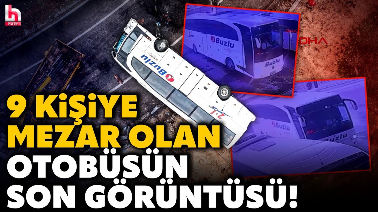 OTOGARDAN BÖYLE ÇIKTI: İşte, 9 kişiye mezar olan Buzlu Turizm otobüsünün son görüntüsü...