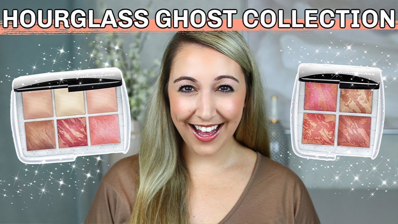 Testing the NEW Hourglass Ambient Lighting Edit Ghost Palette & Blush Quad.. 😍