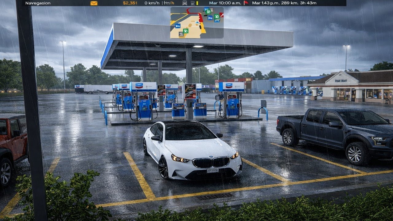 BMW M5 G90 2025 Redding - Hilt (California) American Truck simulator #2
