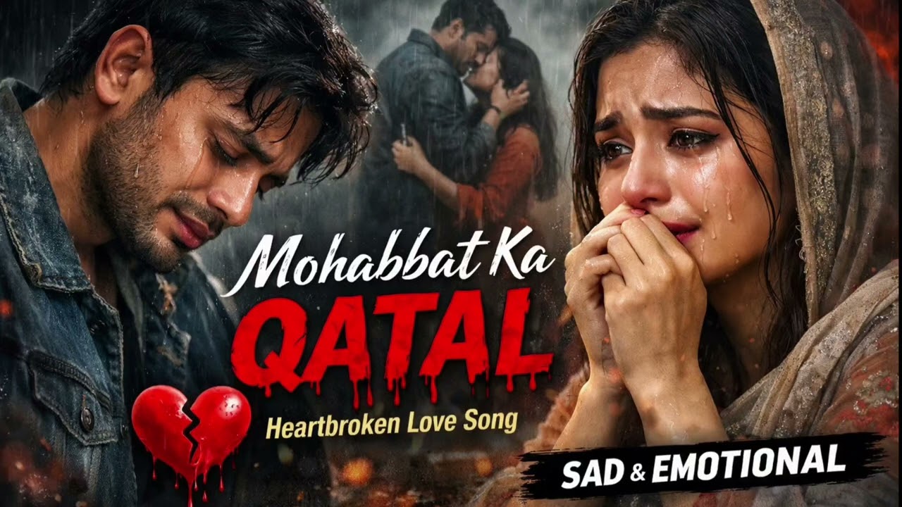 Mohabbat Ka Qatal 💔 | Sad Emotional Heart Touching Song | New Hindi Song| Gani AI Music
