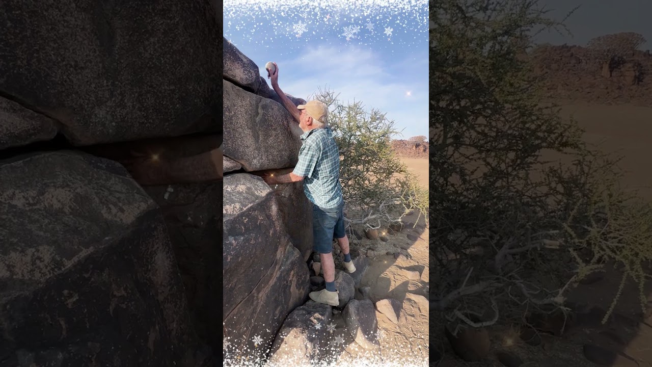 Who needs sleigh bells when you&rsquo;ve got rocks? #mustbemadoverland #overlanding #namibia  #christmas