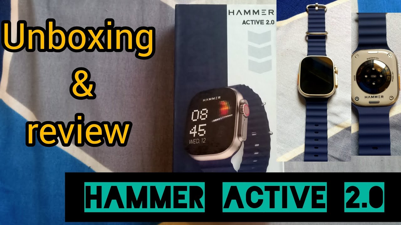 Hammer active 2.0 Unboxing 🔥 | Features and review | #hammerwatch #unboxing #hammeractive2.0