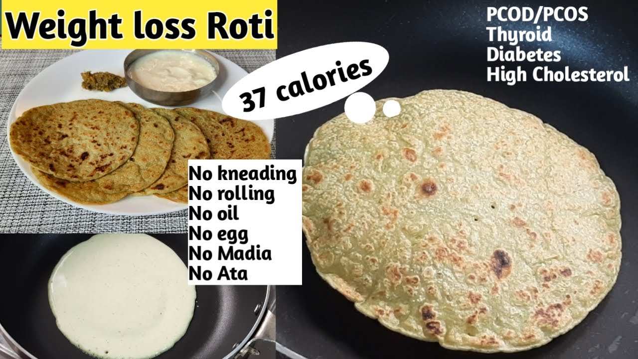 Roti with liquid dough | Weight loss Roti | Oats recipe for weight loss | Healthy breakfast ideas