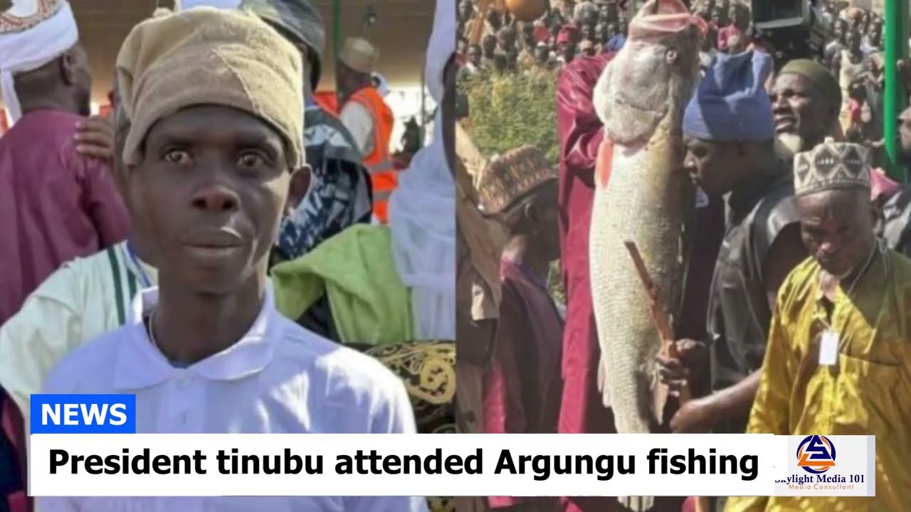President tinubu attended Argungu fishing