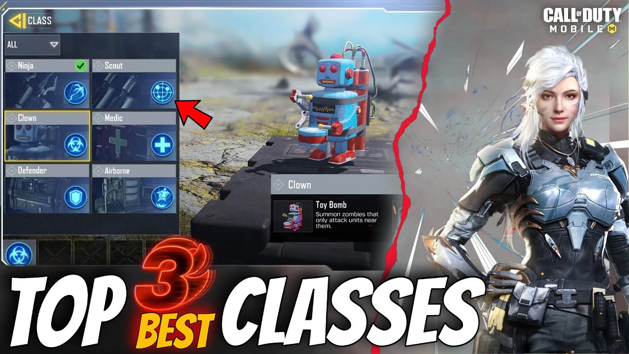 Top 3 BEST CLASSES IN CODM🔥 | Mostly used in CODM | Best Classes in CODM #codm#season11 #cod #iferg