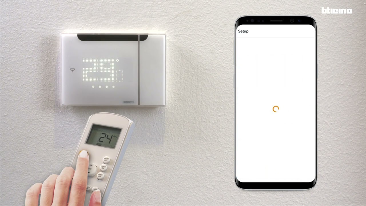 Smarther AC with Netatmo – Commissioning with the AC unit + IR Self Learning procedure