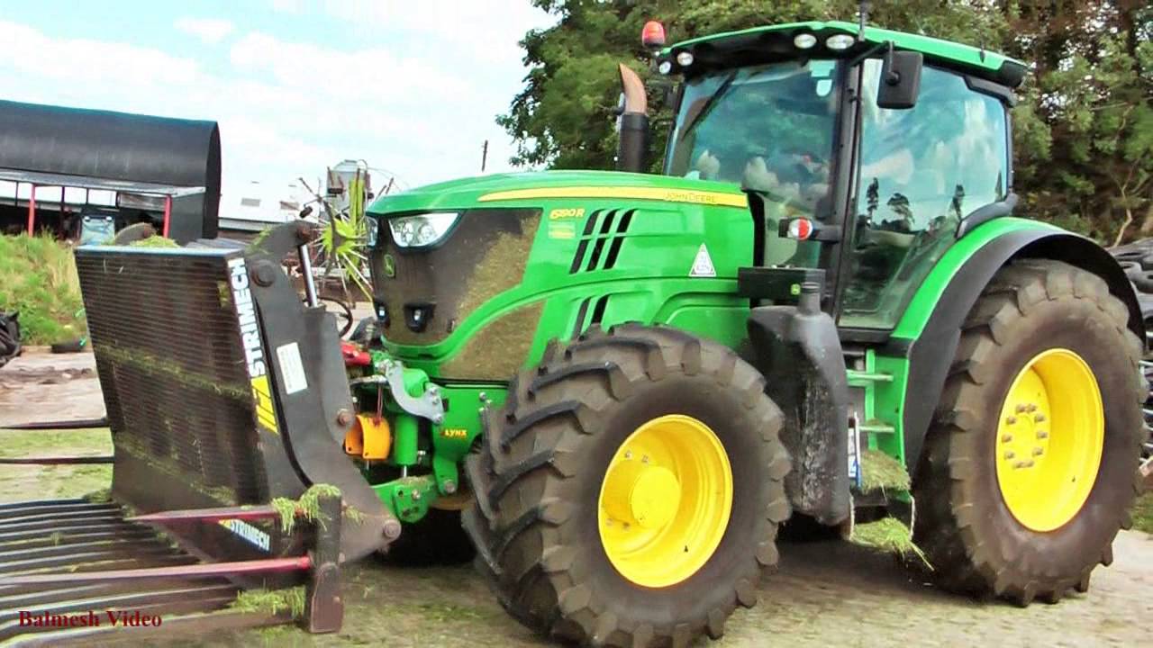 Pit work with the Beast!   -  John Deere 6190R on the Grass.