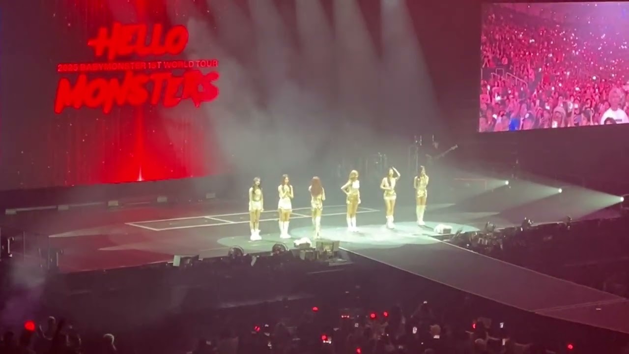 BABYMONSTER 베이비몬스터 Live Concert Toronto Scotiabank Arena 2025 Fancam - Hello Monsters World Tour