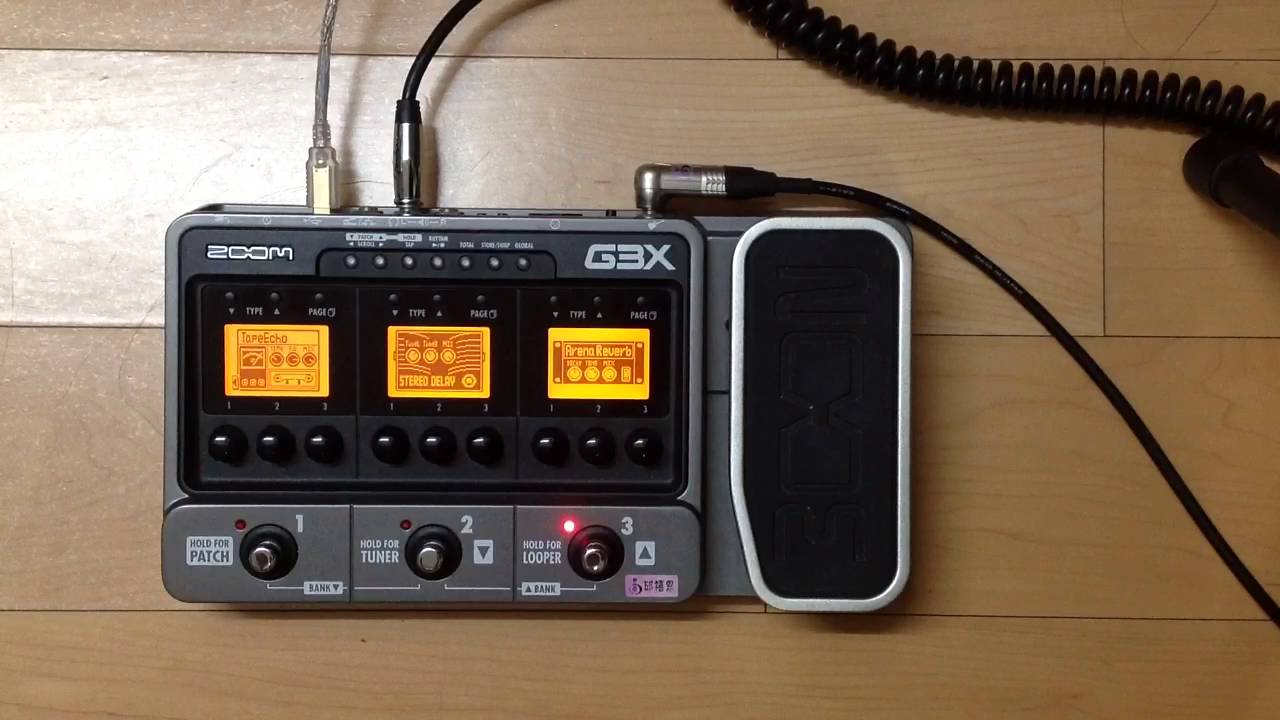 Ambient swells with only Zoom G3X