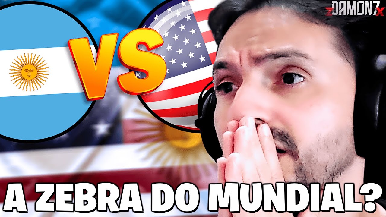 ARGENTINA VS USA: O NERVOSISMO BATEU E O GIGANTE CAIU? - REACT - Dead by Daylight