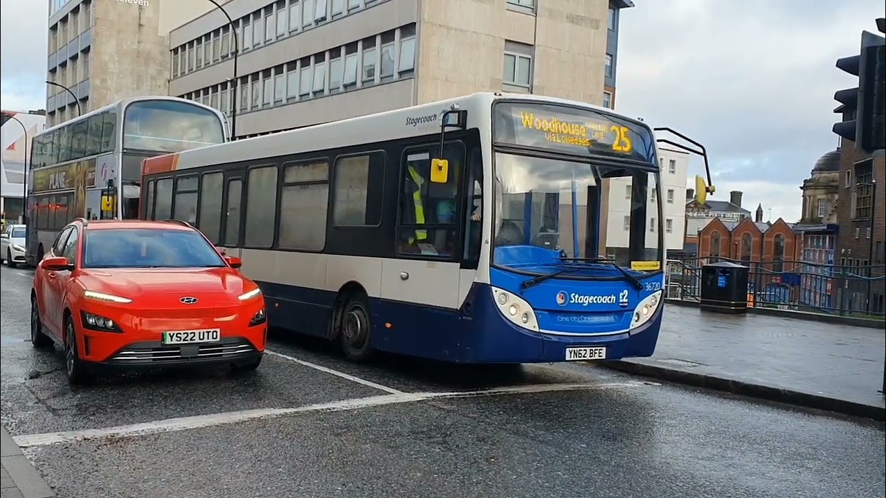Buses At Sheffield + Meadowhall - 13/01/23