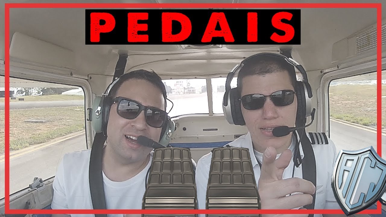 Uso dos pedais | Aeroclube de Jundiaí