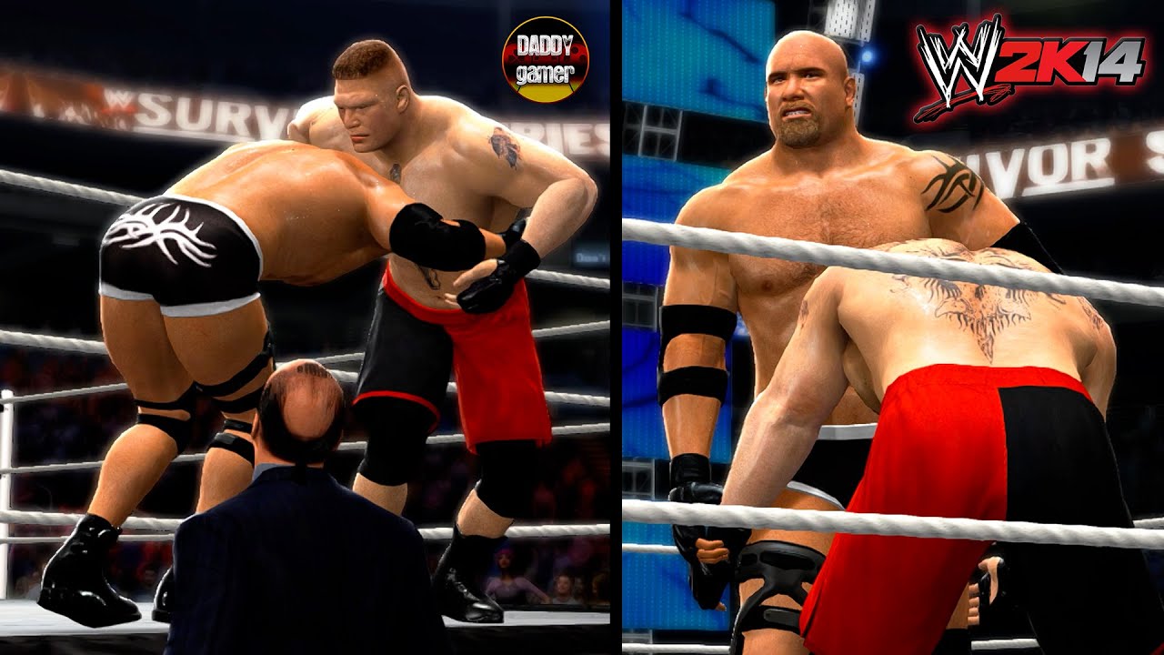 Goldberg vs. Brock Lesnar | Singles Match | WWE 2K14 Gameplay