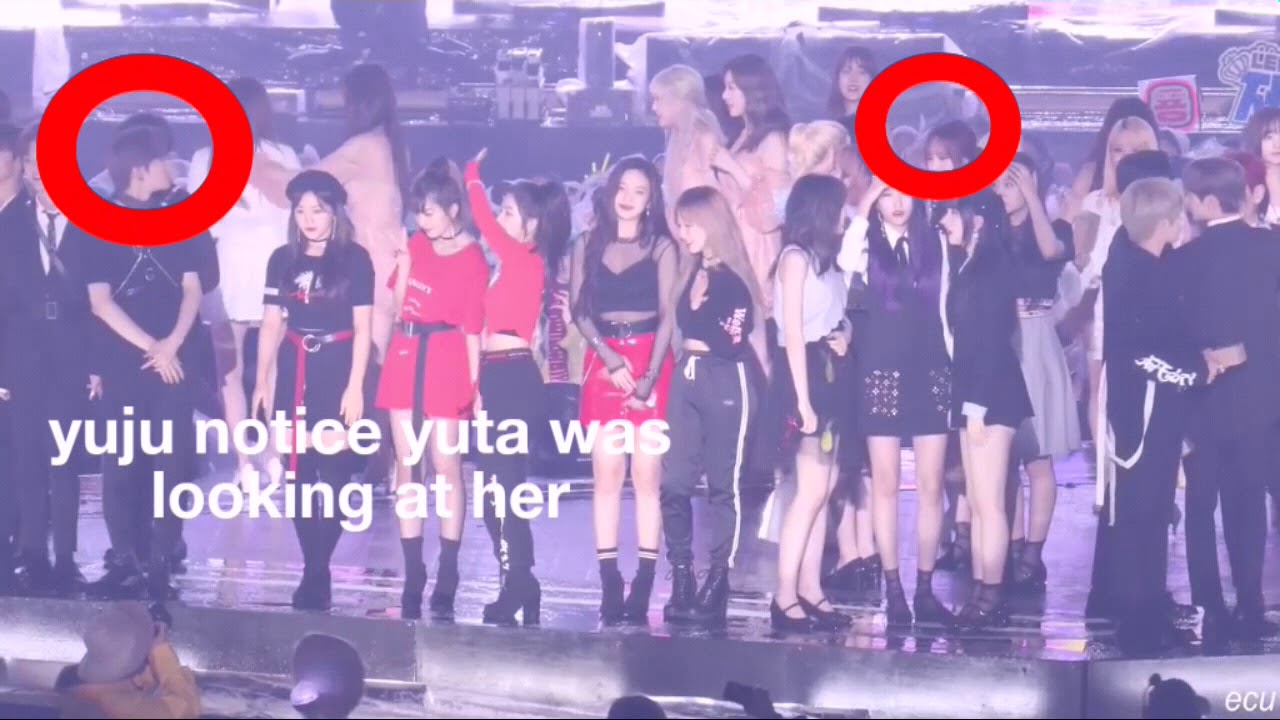 Yuju and Male Idols Moments (5)