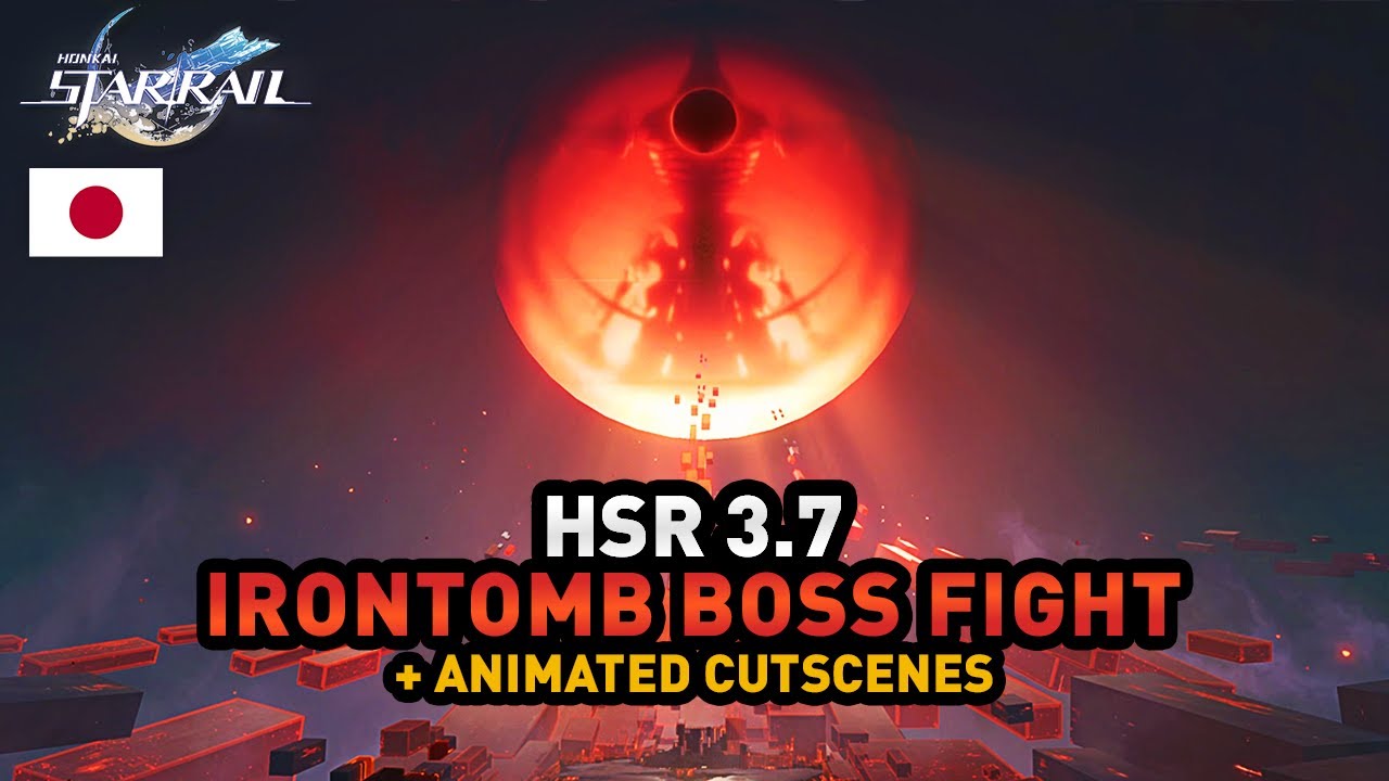HSR 3.7 | Битва с боссом Irontomb | JP DUB | 2K | Amphoreus | Honkai Star Rail