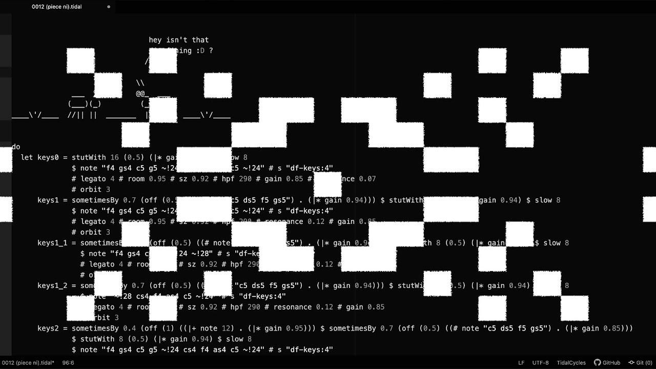 December by Dinefining / Tidal Cycles & Hydra