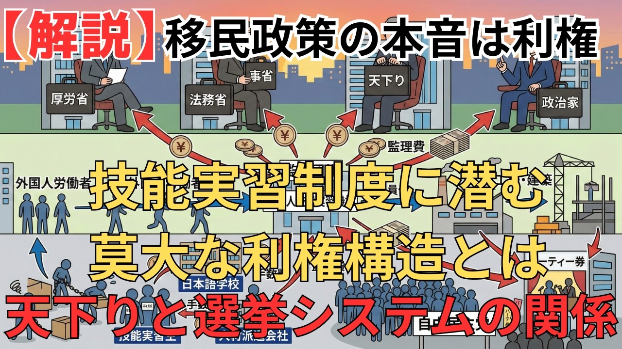 日本の移民政策に隠された2200億円ビジネス利権