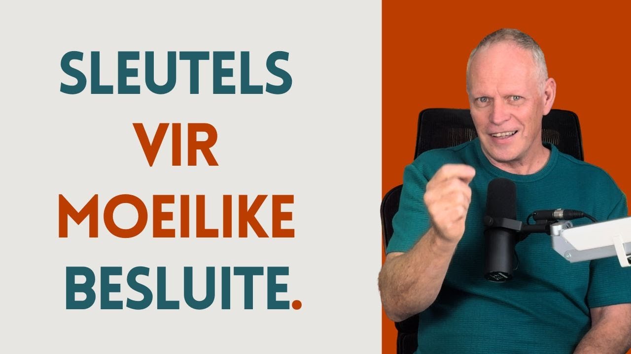 Dapperheid vir nuwe besluite...