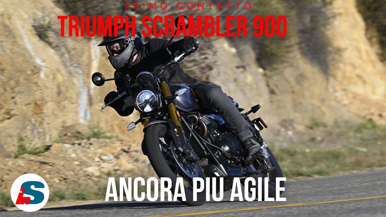 Triumph Scrambler 900 2026, più agile e tecnologica