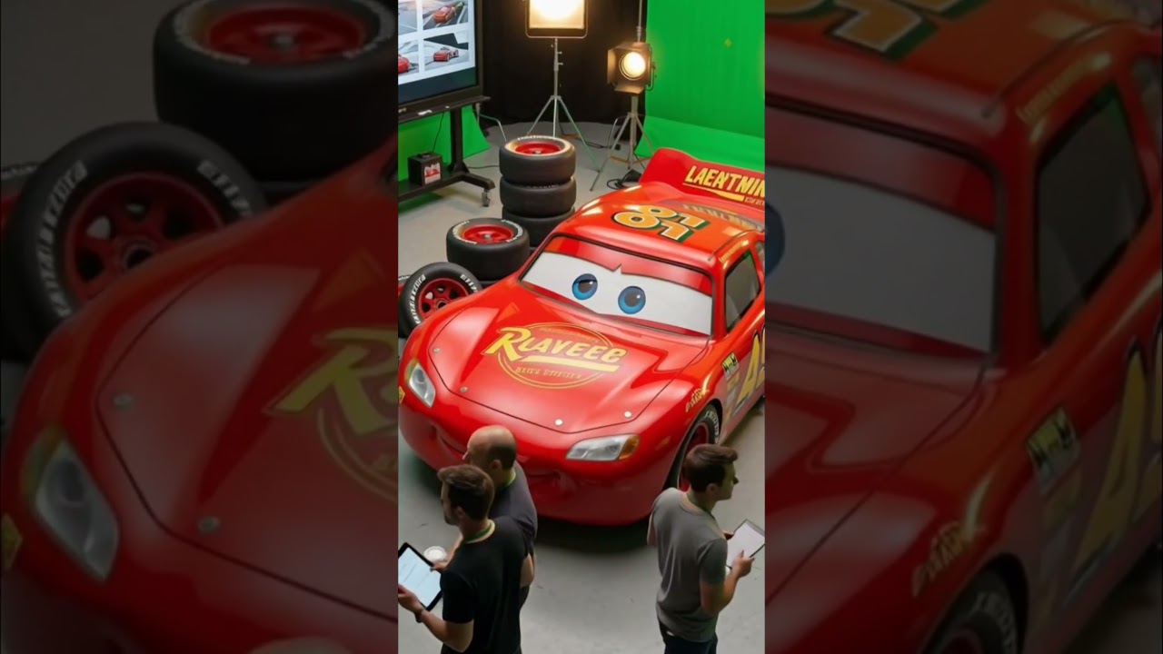 Cars behind the scenes 