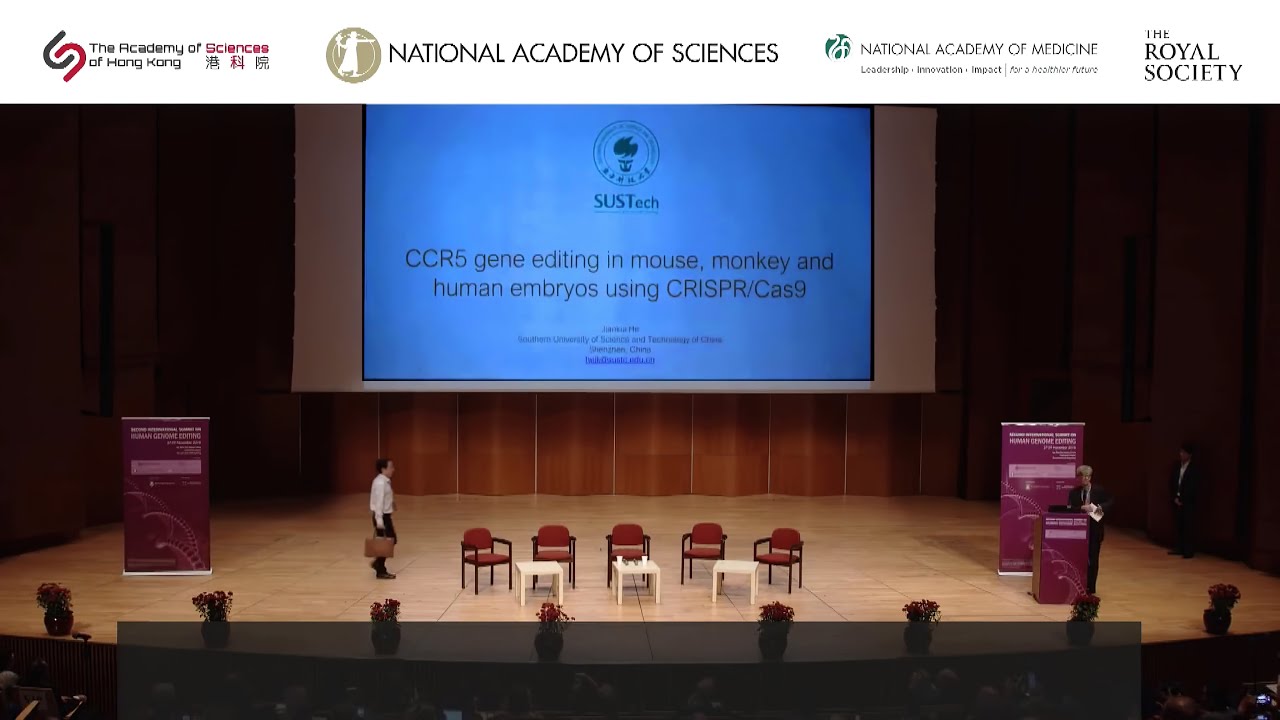 28 Nov 2018: He Jiankui presentation and Q&A, International Summit on Human Genome Editing [4K]