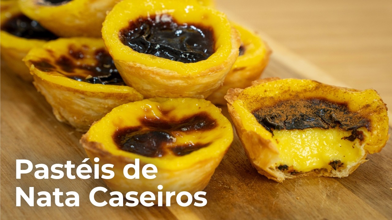 A Receita de PASTÉIS de NATA Mais FÁCIL Que Já Fiz! (E Ficam Deliciosos)