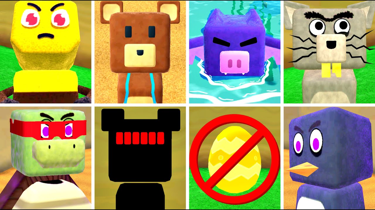 Super Bear Adventure multiplayer - Gameplay Walkthrough: Many Secret Eggs【4k 60FPS】.