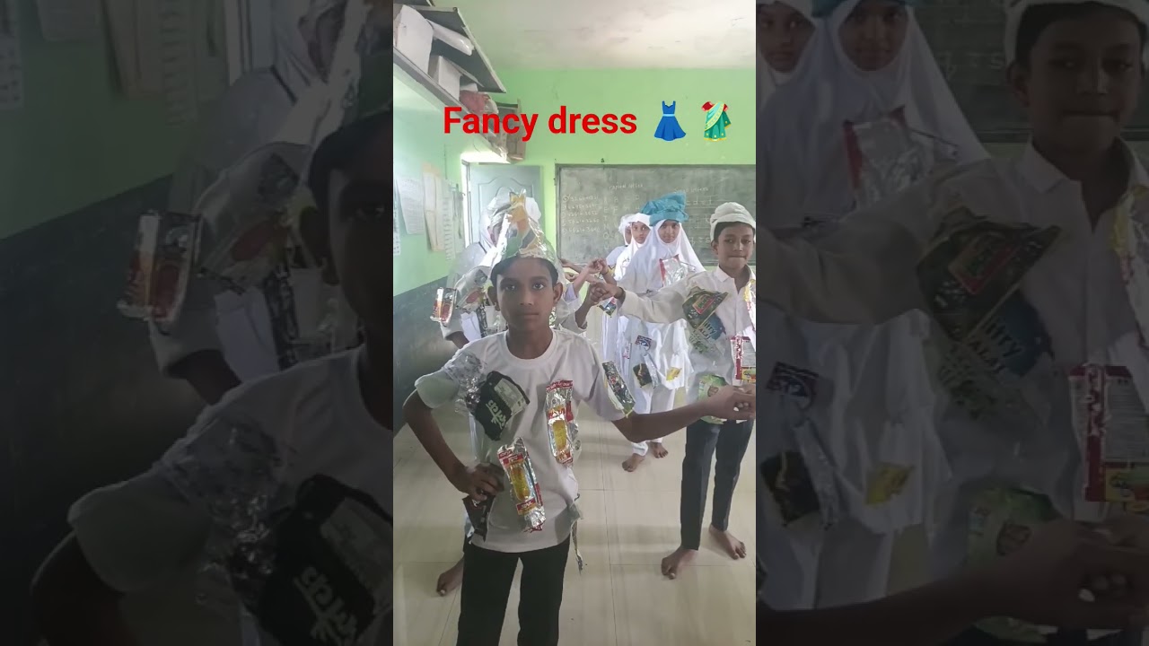 Theme paper V/C plastic fancy dress competition Grd 6th 7th