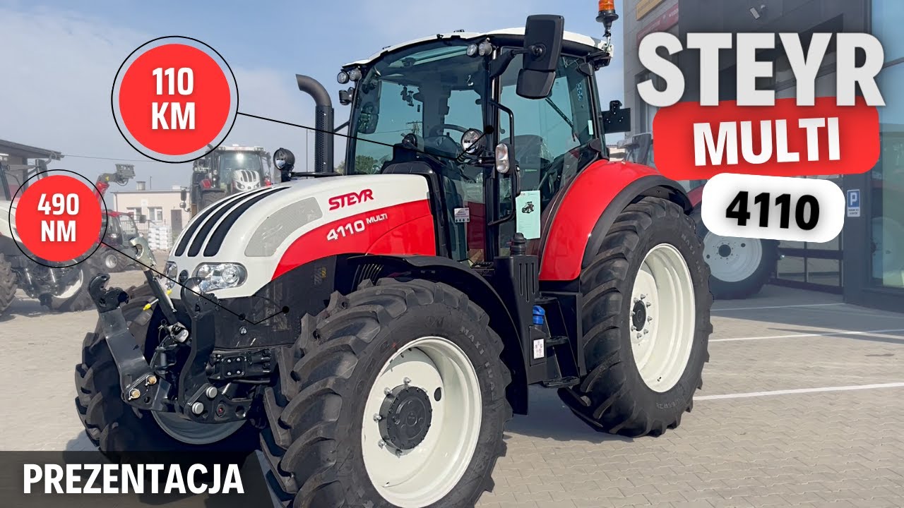 STEYR MULTI 4110 - multifunkcyjny ciągnik | Prezentacja / test ciągnika
