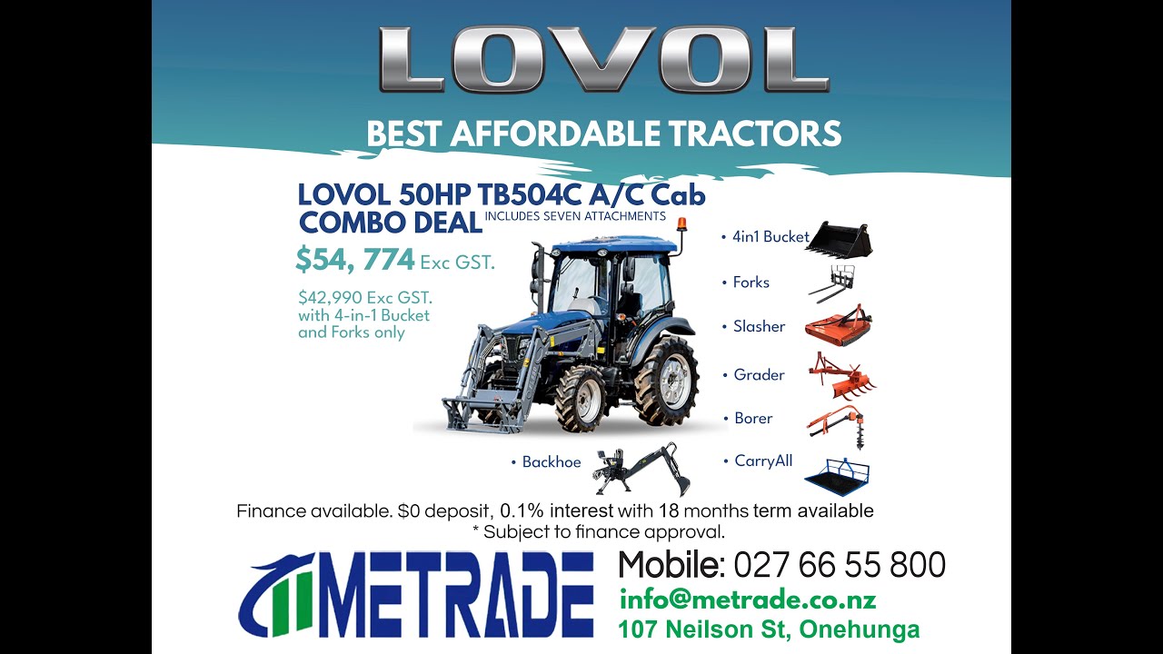 Farm Trader Issue337 LOVOL 50hp 2022 Model TB504Cab A/C
