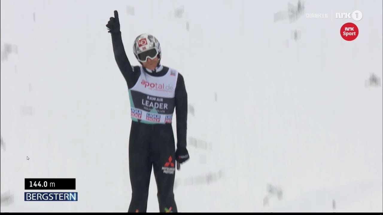 Robert Johansson 144 meter i Holmenkollen