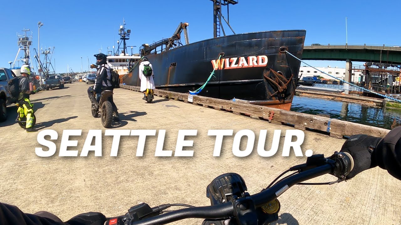 Portland PEV Crew Rides in Seattle!  Surron Light Bee and Ultra + Begode EX30 | RAW POV Unedited