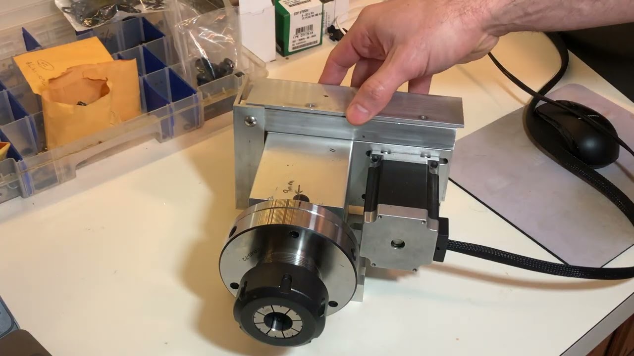 $250 Amazon 4th Axis with Custom Cover for my Tormach 1100M