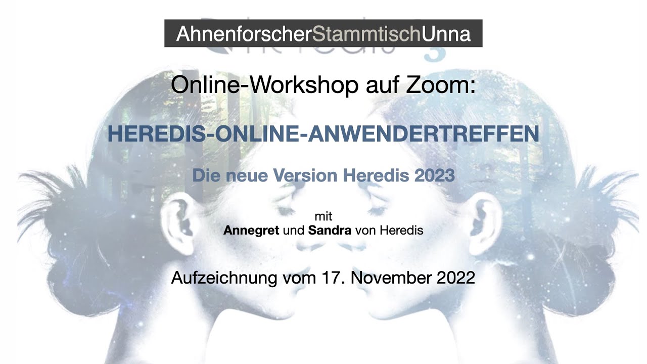 HEREDIS-ONLINE-ANWENDERTREFFEN - Die neue Version 2023