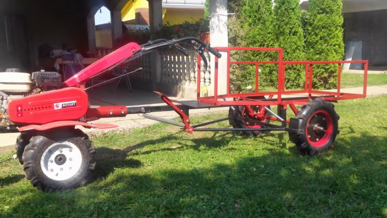 Liteni Remorca motocultor in regim propriu (behind tractor trailer)