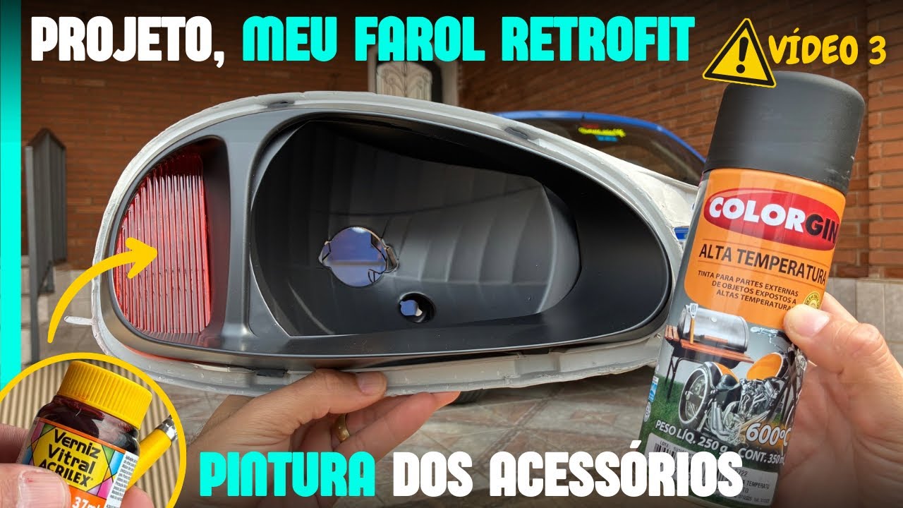PINTEI OS ACESSÓRIOS DO FAR #carros #rebaixados #automotivo #retrofit #corsa 