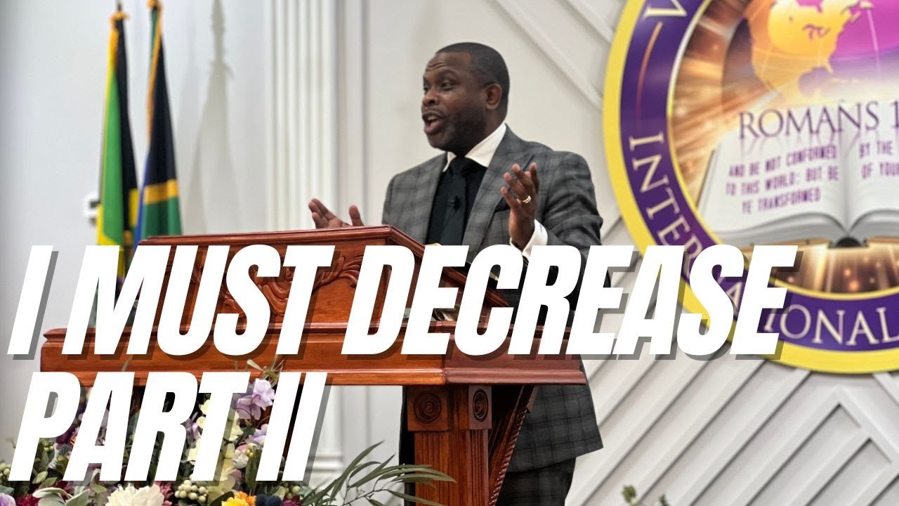 I MUST DECREASE ll | 01-18-26 | 11AM